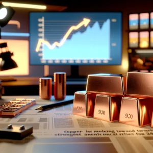 Bakır, 2009’dan beri en güçlü yıllık yükselişe ilerliyor