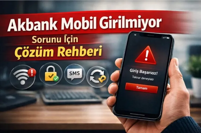 Akbank mobil girilmiyor